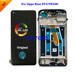 Ensemble Ã©cran tactile LCD AMOLED, pour Oppo Reno 8T 4G 8T 5G, original