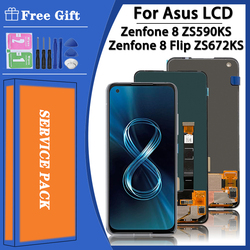 Ã‰cran tactile LCD Super AMOLED, pour Bali Zenfone8 8z ZS590KS -2A007EU I006D, HÃ©bergements eur pour Zenfone 8 Flip ZS672KS I004D LCD