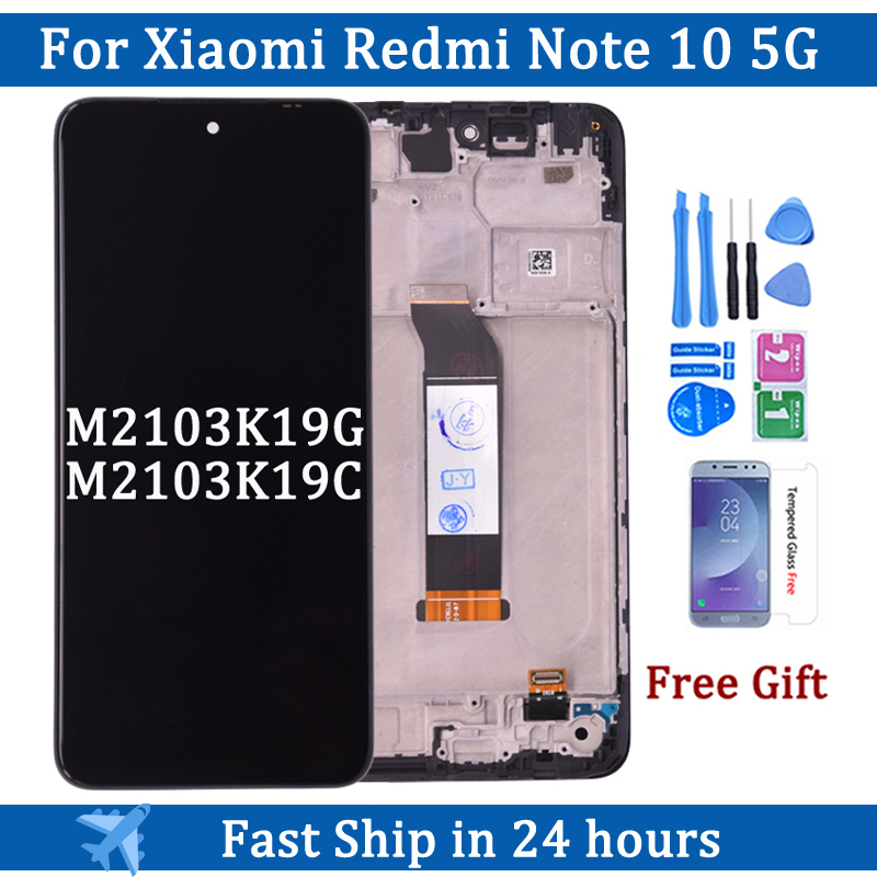 Ensemble Ã©cran tactile LCD, 6.5 d'origine, pour Xiaomi Redmi Note 10 5G, M2103K19G, M2103K19C n° 1