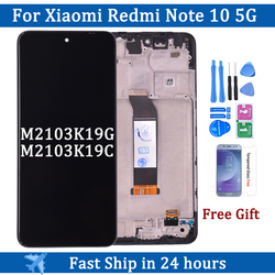 Ensemble Ã©cran tactile LCD, 6.5 d'origine, pour Xiaomi Redmi Note 10 5G, M2103K19G, M2103K19C