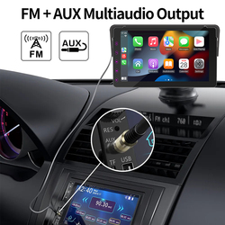 7 pouces Autoradio sans fil Apple Carplay, lecteur vidÃ©o automatique Android, MP5 autoradio bluetooth voiture Ã©cran tactile Ã©vitÃ©, limitation automobile systÃ¨mes intelligents auto small picture n° 4