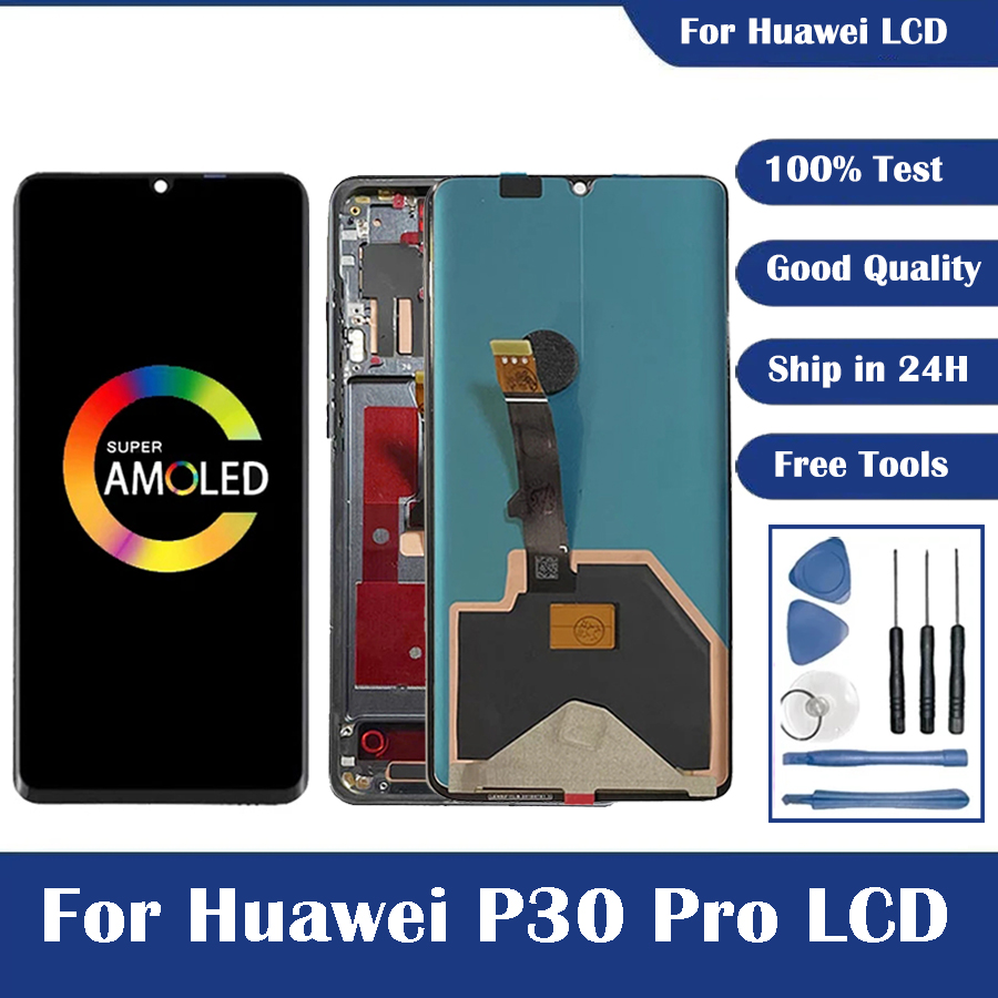 Super AMOLED pour Huawei P30 Pro VOG-L29 VOG-L09 Ã©cran LCD + HÃ©bergements eur d'Ã©cran tactile pour Huawei P30 Pro Ã©cran LCD livraison gratuite n° 1