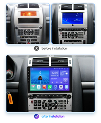 Autoradio multimÃ©dia Android, Navigation GPS, Audio/vidÃ©o, Ã©cran tactile P, unitÃ© centrale pour voiture Peugeot 407, 2004, 2011 small picture n° 2