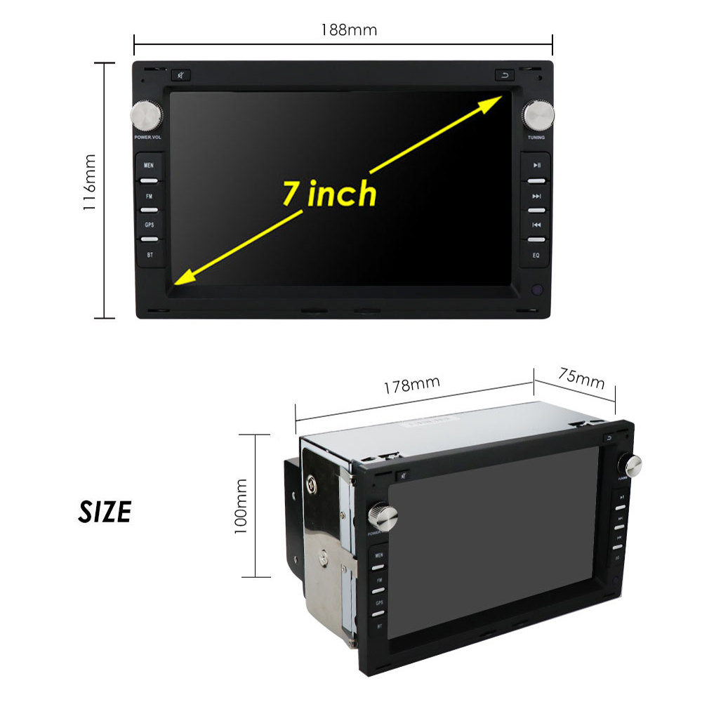 Android Voiture Radio Lecteur pour Volkswagen Passat B5 MK5 T4 POLO MK3 JETTA BORA GOLF 4 1997 - 2003 SHARAN LUPO CITI CHICO Audio de Voiture n° 6