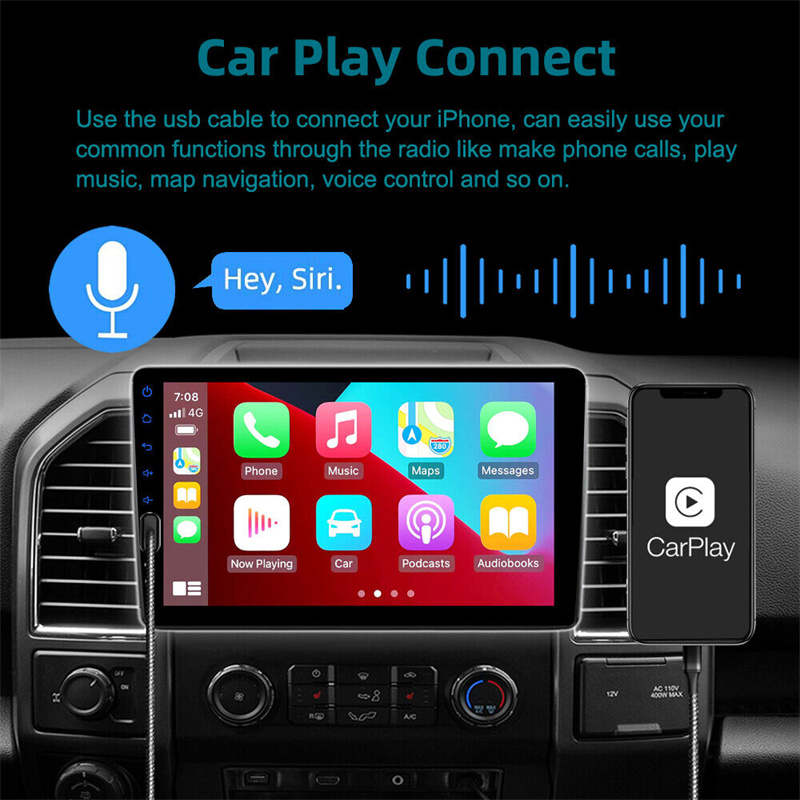 Radio stÃ©rÃ©o de voiture avec Ã©cran tactile, lecteur MP5 universel, Bluetooth, radio FM, prise en charge de la camÃ©ra de recul, limitation de voiture, D-Play, 9 en effet, 1 Din n° 3