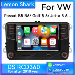 Deasy RCD360 MIB Carplay Autoradio Bluetooth Headunit USB Carte SD pour VW aprÃ¨s 2010 ans Jetta MK5 6 Caddy Golf 5 6 Passat 5 6 CC POLO