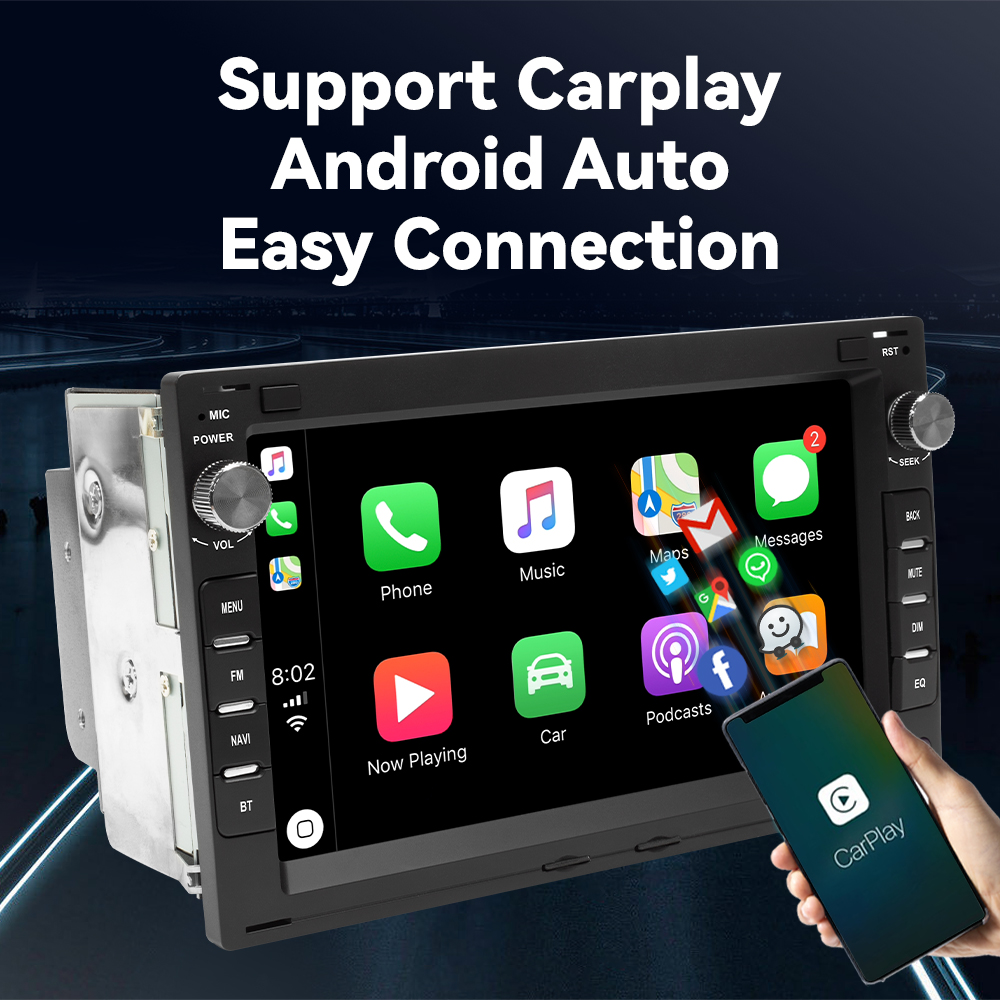 Lecteur d'autoradio Carplay sans fil, Android 12, GPS, 8 Go, 128 Go, VW PASSAT B5, MK4, MK5, SHARAN, Jetta, Bora, Polo, NATO, SPORT T5, CITI, CHICO n° 3