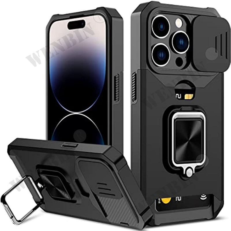 Coque de Protection Rapide avec Couvercle de CamÃ©ra Coulissant et rÃ©initialisation de Carte, pour iPhone 15 14 13 12 Pro Max Plus 8 7 Plus Mini SE n° 1