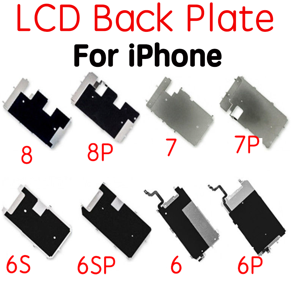 Ã‰cran LCD pour iPhone 6 6P 6S 6SP 7 7Plus 8G 8 Plus, piÃ¨ce de rechange, plaque mÃ©tallique arriÃ¨re n° 1