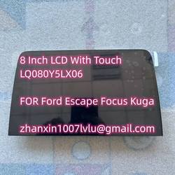 Écran LCD avec écran tactile pour voiture Ford Escape Focus Kuga, radio audio CD, navigation, neuf, original, LQ080Y5LX06, 8 pouces small picture n° 2