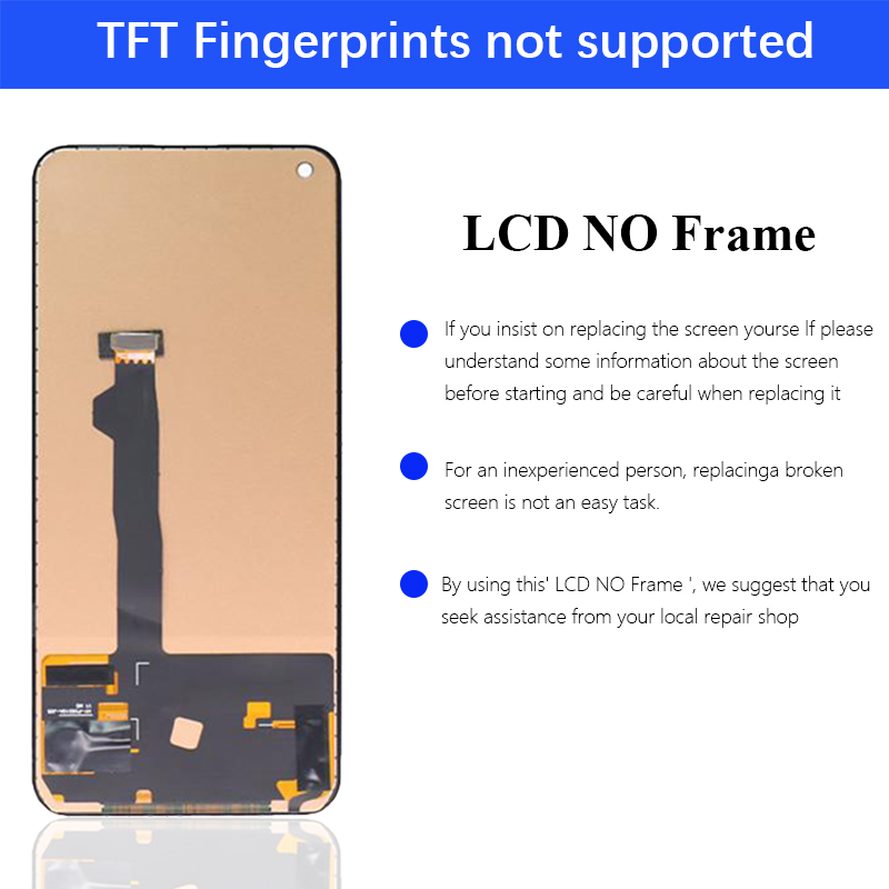 TFT 6.53 pouces pour Huawei Nova 7 5G LCD Ã©cran tactile HÃ©bergements eur d'Ã©cran pour JEF-AN00 JEF-NX9 JEF-AN20 remplacement n° 3