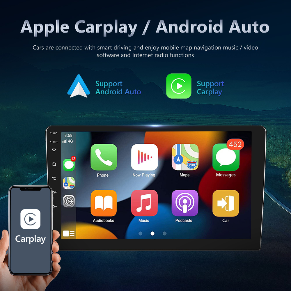 PodoNuremberg-Autoradio Android Carplay, Navigation GPS, DSP, 2Din, Auto, Limitation 4G, AI Voice, KIT 207, 2009-2013 n° 3