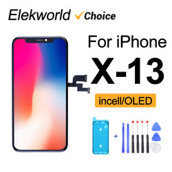 Elekworld Pour iPhone X OLED XS MAX XR 11 LCD Ã‰cran 13 incell Avec 3D NumÃ©riseur Tactile 12 Pro Max Affichage De Remplacement