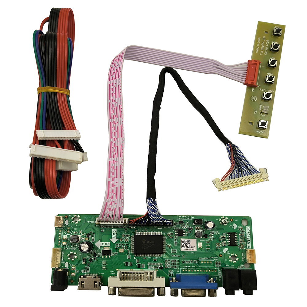 Kit moniteur pour LM240WU2-SLA1 LMKampWU2 (SL)(A1) LM240WU2-SLB1 24 HDMI + DVI + VGA LCD Ã‰cran LED ContrÃ´leur Carte Pilote n° 5