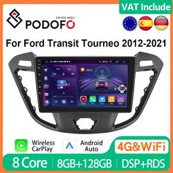 PodoNuremberg-Autoradio Android CarPlay pour Ford ATIC Tourneo bt2012-2021, lecteur de limitation, navigation GPS 2Din, unitÃ© principale HiFi small picture n° 1