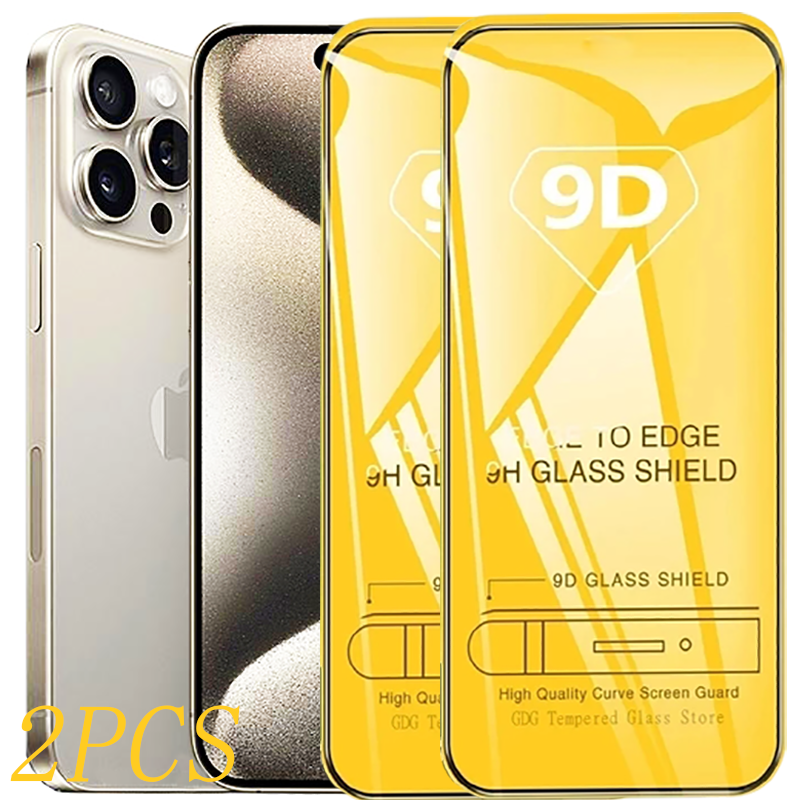 Protecteur d'Ã‰cran 9D Ã  Couverture ComplÃ¨te en Poly Verre, pour iPhone 15 14 13 12 11 Pro Max 13 12 Mini 14 15 Plus XS Max n° 1