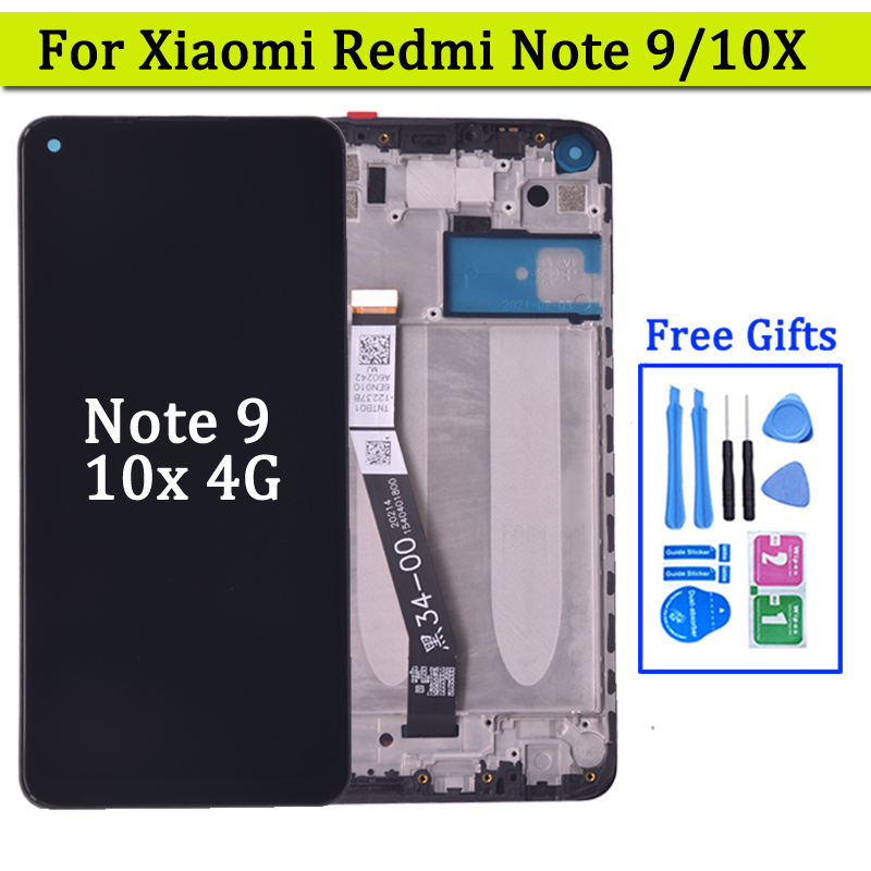 Ã‰cran tactile LCD pour Xiaomi Redmi Note 9, Ã©cran Xenon d'origine, 6.53 pouces, M2003J15SC, 10X, 4G n° 1