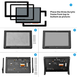 OSOYOO â€“ Ã©cran tactile LCD DSI de 5 pouces, 800x480, avec support Portable, pour Raspberry Pi 4 3B + 2 small picture n° 2