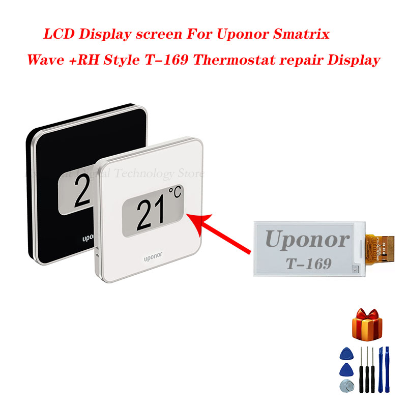 Ã‰cran LCD de rÃ©paration de Thermostat, pour Uponor Smatrix Wave + RH Style T-169 n° 1