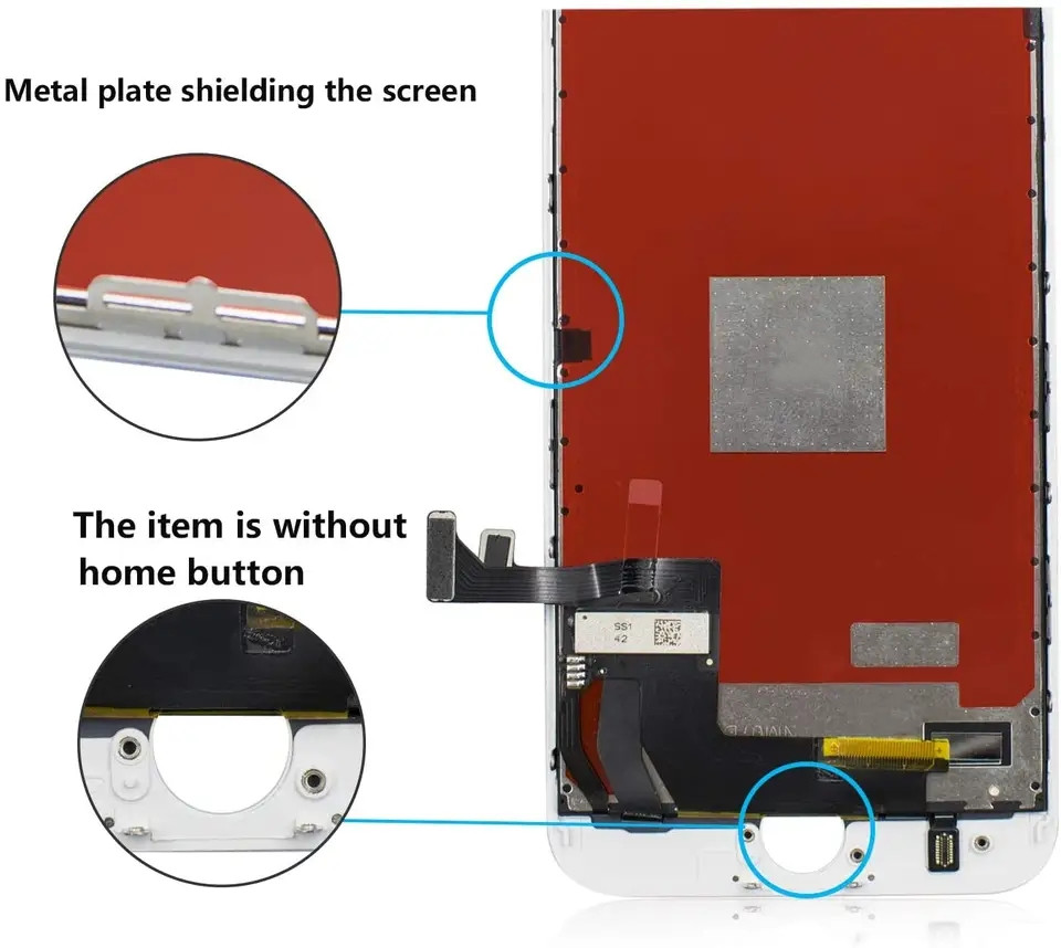 Ensemble Ã©cran tactile LCD de remplacement, 100% sans frÃ©quence, pour iPhone 8 7 6S 6 PLUS 5 S 5C 5 SE 4S SE22 SE20 n° 2