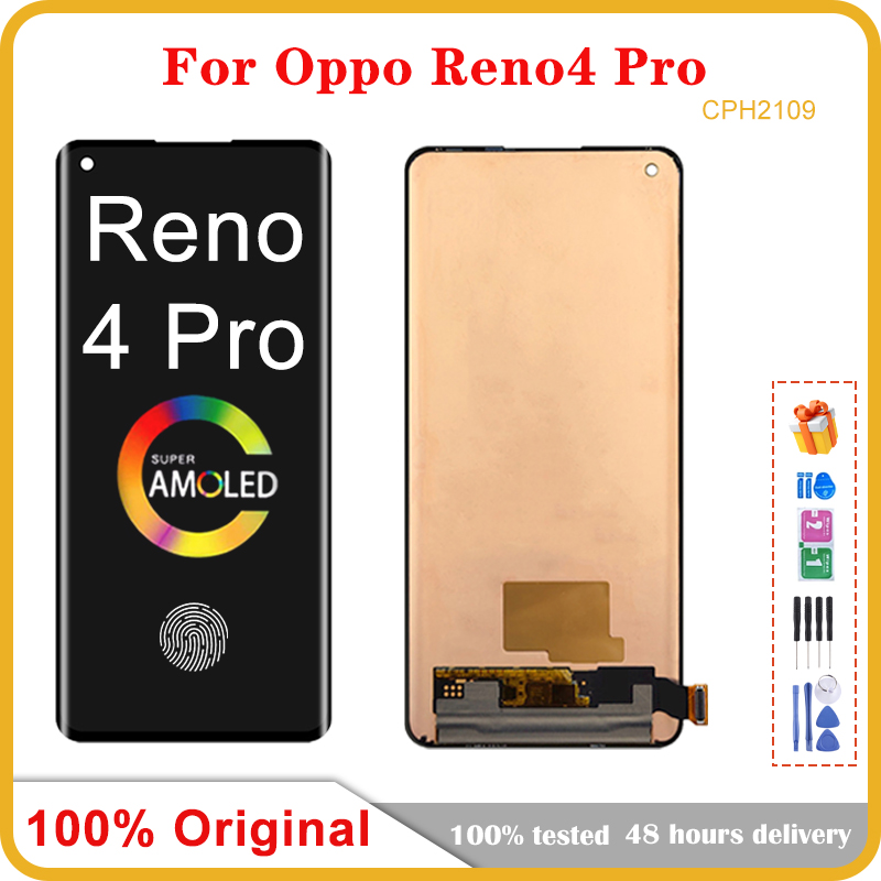 6.5 Original Pour Oppo Reno4 Pro LCD Affichage Écran Tactile Numériseur Pour Oppo Reno 4 Pro CPH2109 PDNM00 CPH2089 LCD n° 1