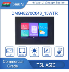 Dwin-Ã‰cran tactile LCD HMI de qualitÃ© commerciale avec coque allergique, 4.3, 7.0, 10.1 DGUS2, Ã©cran rÃ©sistif avec PLC, Ardu37, STM32 small picture n° 3