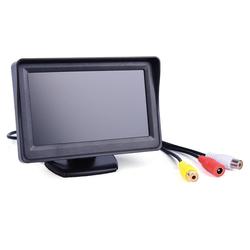 Moniteur de voiture HD TFT LCD, Ã©cran 4.3 , affichage numÃ©rique, entrÃ©e bidirectionnelle, moniteur pare-soleil pour camÃ©ra Ã  barrage small picture n° 5