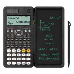 Calculatrice scientifique solaire Portable pliable, avec bloc-notes LCD, 417 fonctions professionnelles, pour Ã©tudiants, mise Ã  niveau 991ES