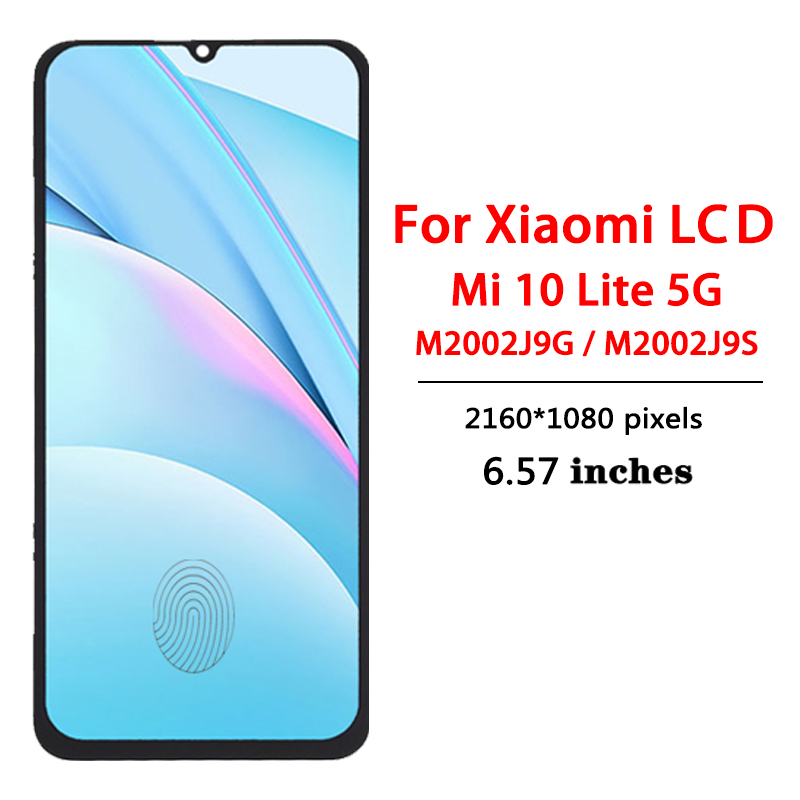 Ensemble Ã©cran tactile LCD 5G, 6.57 pouces, pour Xiaomi Mi 10 Lite XIG01, Original n° 2