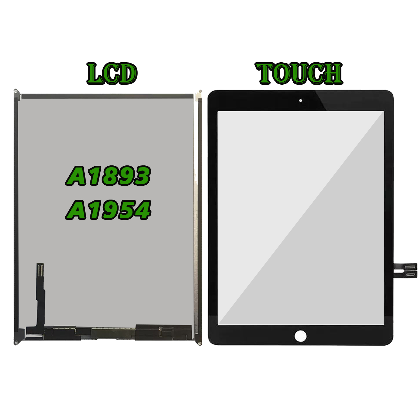 Ã‰cran tactile LCD pour iPad 2018, panneau de HÃ©bergements eur d'Ã©cran tactile pour iPad 6 6th Isabel 2018 A1893 A1954, nouveau n° 2