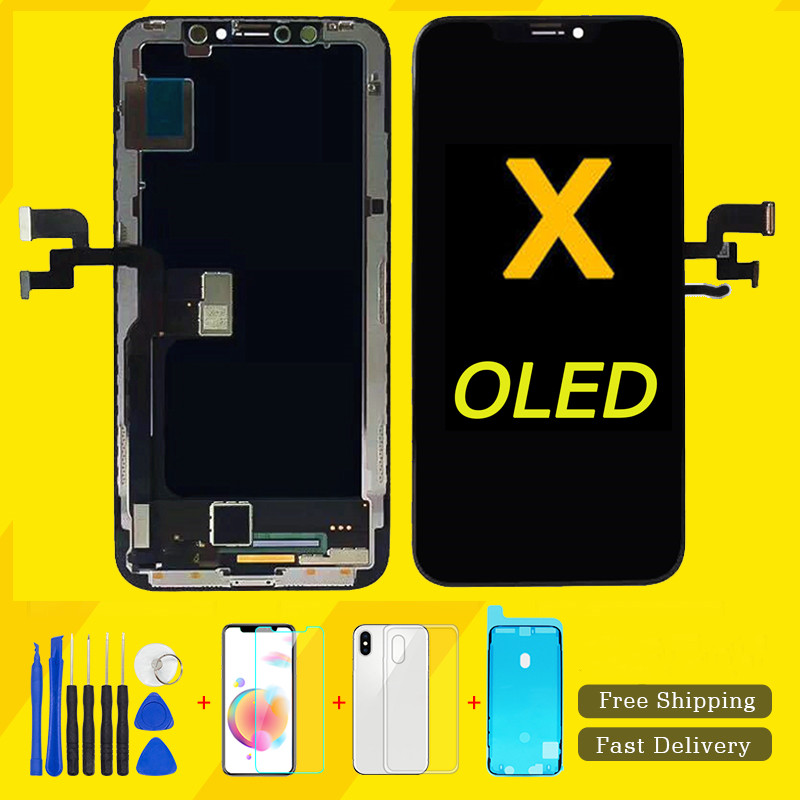 Ensemble Ã©cran tactile LCD OLED de remplacement, AAA + 100% testÃ©, pour iPhone X Poly 11 XS Max n° 1