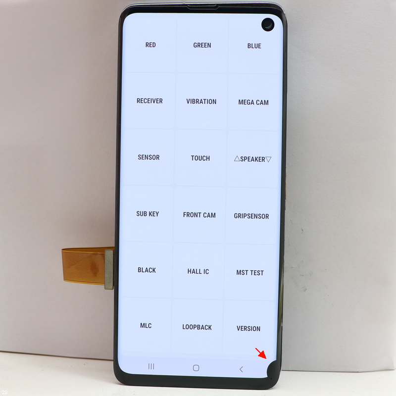 Ã‰cran LCD Super AMOLED s10 d'origine pour Samsung Galaxy S10 G973 G973F/DS SM-G9730 G973U Ã©cran tactile LCD numÃ©riser l'assemblage avec dÃ©faut n° 4