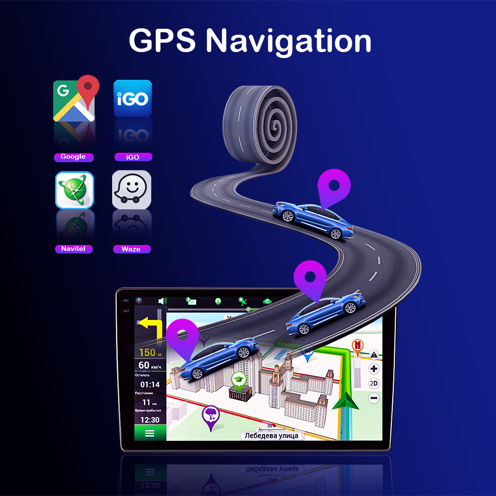 Autoradio StÃ©rÃ©o avec Navigation GPS, BT, IPS, Lecteur VidÃ©o, Moniteur, UnitÃ© Centrale pour Voiture KIT 407, 2004 - 2011 n° 2