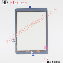 Ã‰cran tactile de remplacement pour iPad Air 1, sans bouton d'accueil, en verre avant, pour modÃ¨les 5, A1474, A1475, A1476 small picture n° 3