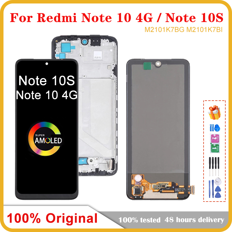 Ã‰cran tactile LCD pour Xiaomi Redmi Note 10, HÃ©bergements eur, 6.43 pouces, 4G, 10S, M210, verrerie, 7BG, 7BNY, original n° 1