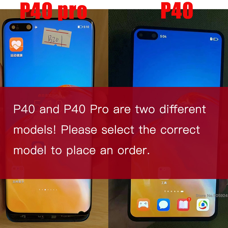 100% Original écran lWindPour Huawei P40Pro ELS-NX9 ELS-N04 P40 Pro LCD P40 ANA-AN00 TN00 NX9 LX4 Écran Tactile Digitizer dot n° 1