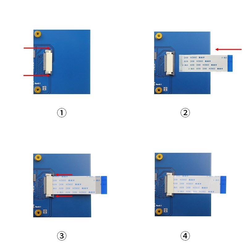 Ã‰cran tactile pour Raspberry Pi 4B / 3B/2B, 5 pouces, technologie LCD IPS 800x480, interface MIPI DSI, puzzles n° 4