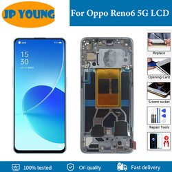 Bloc Ã©cran tactile LCD AMOLED de remplacement, 6.43 pouces, pour OPPO Reno6 5G PEQM00 CPH2251, original small picture n° 1