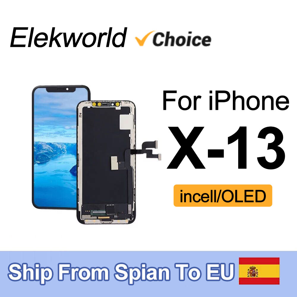 Elekworld â€“ ensemble Ã©cran tactile LCD OLED de remplacement, 3D Touch, Incell, pour iphone 12 X XR XS MAX n° 1