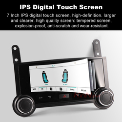 Ã‰cran tactile LCD de climatisation pour Volkswagen Touareg, lecteur de limitation d'autoradio, panneau AC, IPS, 7 pouces, 2013, 2010 small picture n° 4