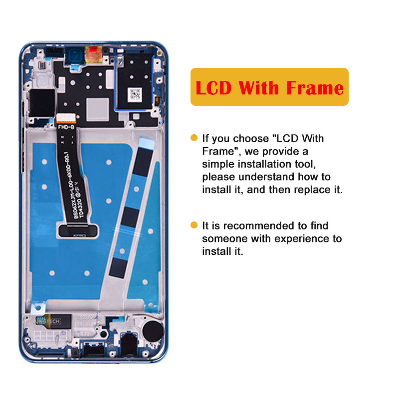 6.15 d'origine Pour Huawei P30 Lite ÉCRAN LCD 10 Écran Tactile Pour Nova 4e MAR-LX1M LX1A LX2 L21MEA LX3A Remplacement D'écran D'AFFICHAGE À CRISTAUX LIQUIDES n° 2