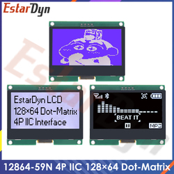 Panneau d'affichage graphique pour Ardu37, Ã©cran matriciel, technologie LCD IIC 4P, panneau LCM, 12864x64, X64, I2C, ST7567S, COG, 128 small picture n° 1