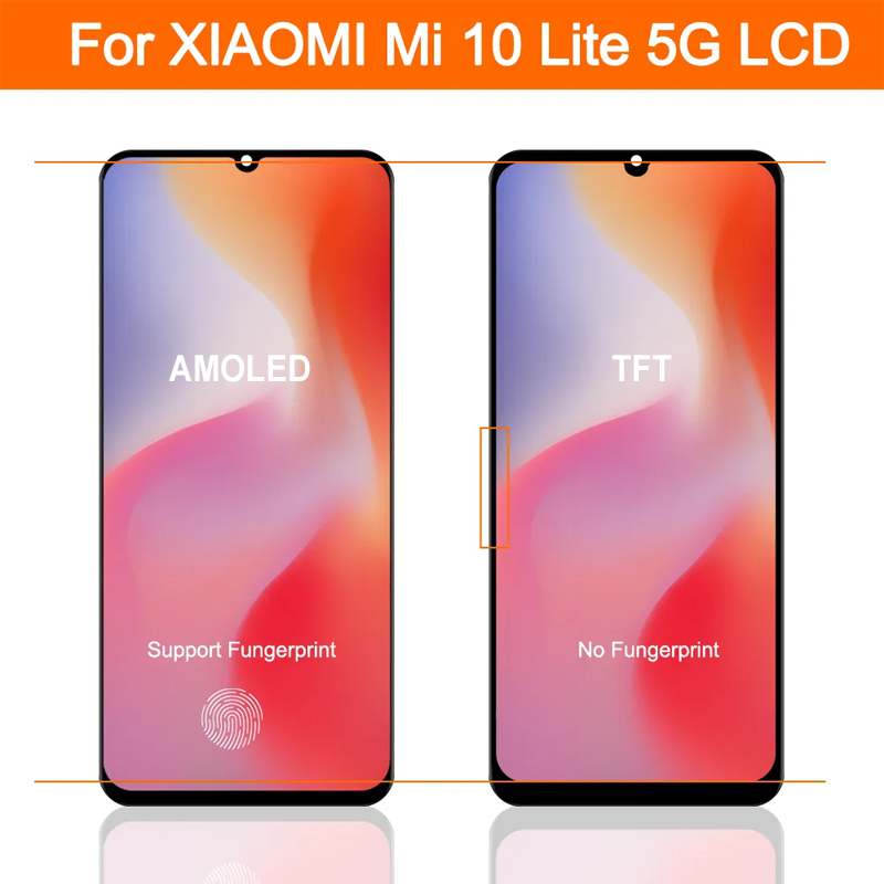 Bloc Ã©cran tactile LCD Super AMOLED, 6.57 pouces, pour Xiaomi Mi 10 Lite 5G M2002J9G n° 5