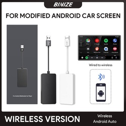 Binize-Dongle CarPlay Android sans fil et filaire, adaptateur USB pour Ã©cran de voiture Android modifiÃ©, Mirrorexhaus