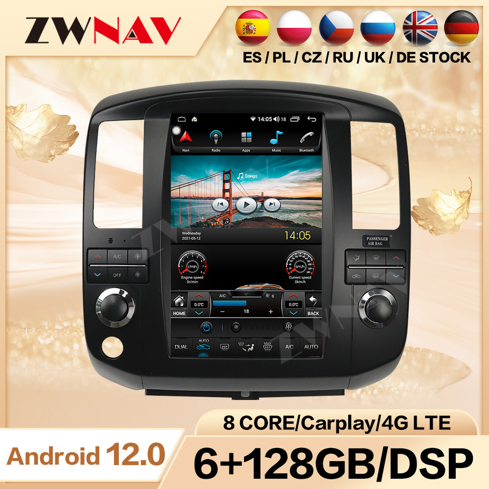 Autoradio Android pour Nissan Navara, navigation GPS, stÃ©rÃ©o, Carplay, lecteur de limitation, Ã©cran de placements, atofinder 2008, 2009, 2010 -2012 n° 1