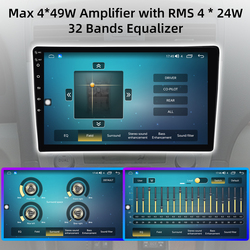 Autoradio et lecteur vidÃ©o QLED 9 , Android 10, Carplay, navigation GPS, camÃ©ra 2 DIN, unitÃ© principale, pour voiture Ford Fi.C. (2009-2017) small picture n° 5