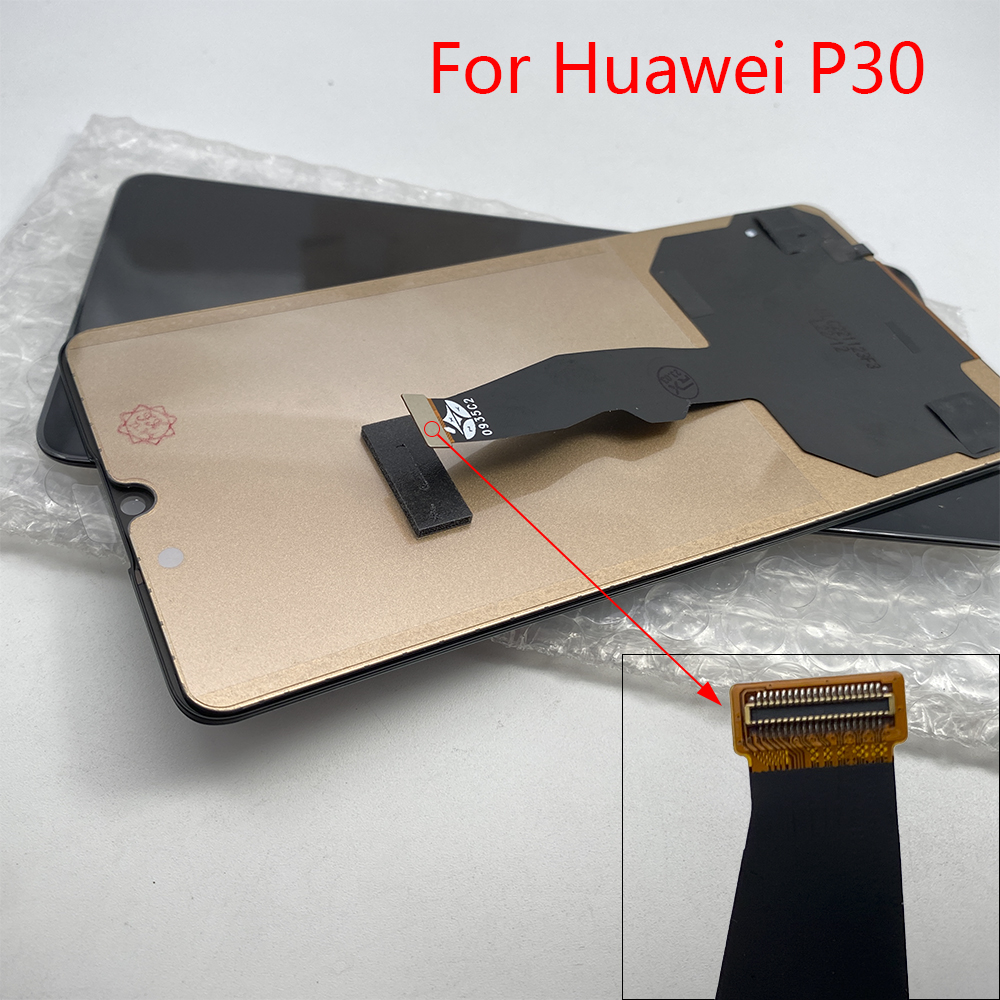 Ensemble Ã©cran tactile LCD TFT, sans cadre, pour Huawei P30 Pro P30Lite, haute qualitÃ© n° 6