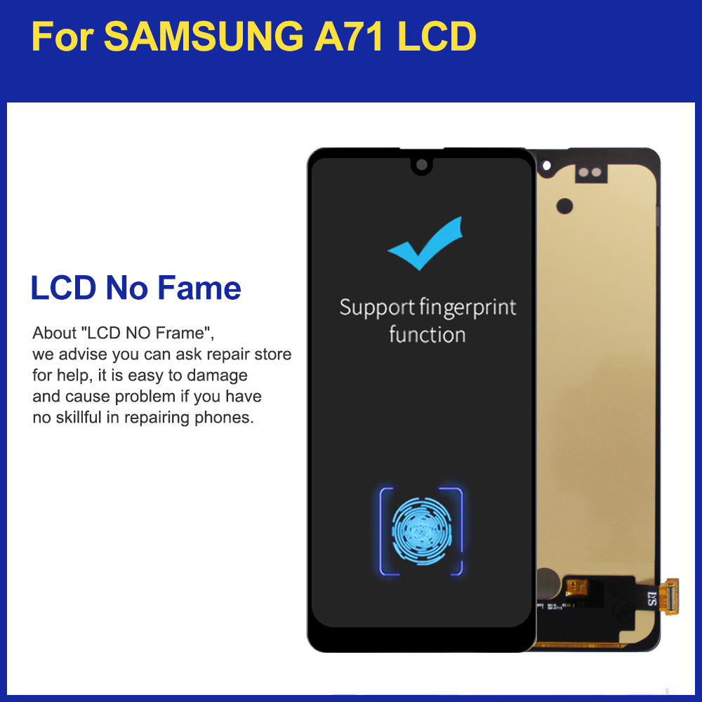 6.7 ''affichage d'origine pour Samsung Galaxy A71 5G LCD Ã©cran tactile numÃ©riseur assemblÃ©e pour Samsung A71 5G A716F A716F/DS n° 4