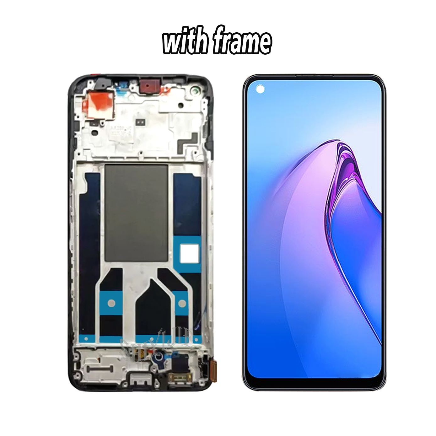 Ã‰cran tactile Lcd pour OPPO Reno8 4G, 6.43 pouces, assemblage testÃ©, Original, nouveau n° 4