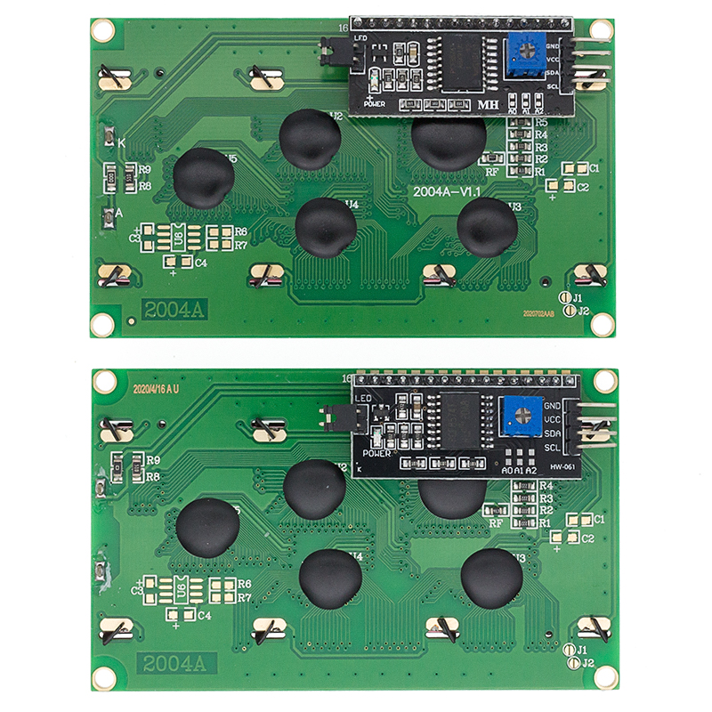 HOPP2004-Adaptateur petsÃ©rie pour Ardu37, Ã©cran bleu et vert, I2C, 2004, 20x4, 2004A, HD44780, Rick LCD, W IIC, I2C n° 3